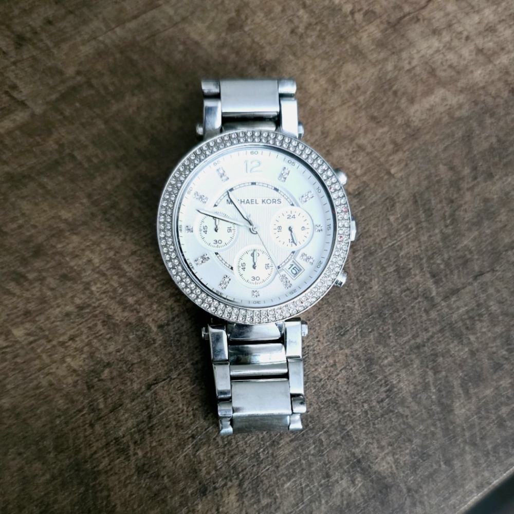 Michael Kors ladies silver watch